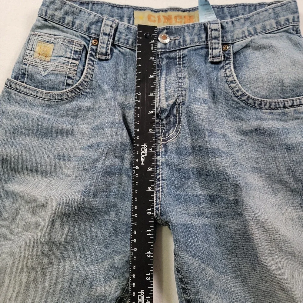 Cinch Jeans Boys 18S Blue Boot Cut Slim Fit Cotton Stretch Western